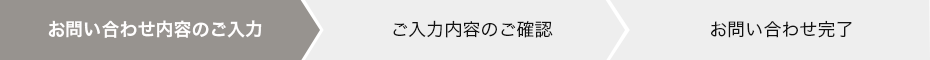 1.お問い合わせ内容のご入力