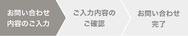 1.お問い合わせ内容のご入力